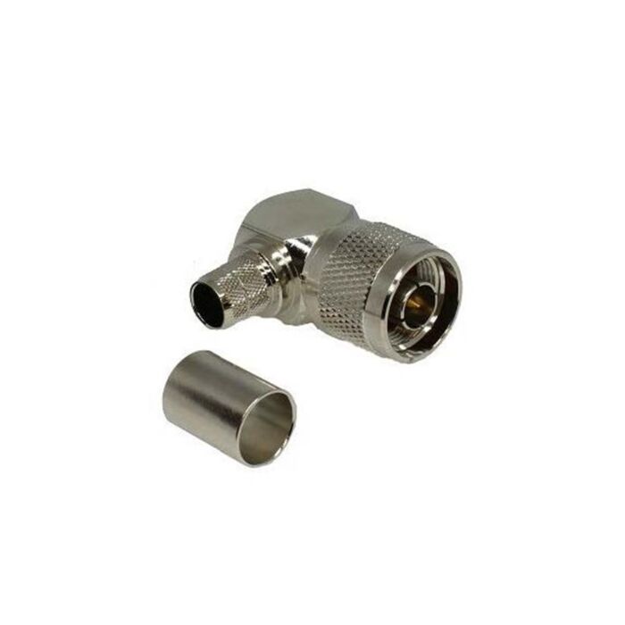 N-Type Angled Crimp Plug for WEB400 RG8 & H1000