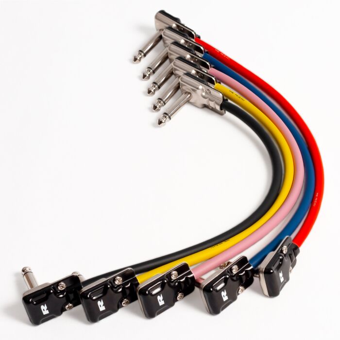 Pancake Patch Lead. Guitar FX Pedal Board Cable. REAN by Neutrik. foxONE