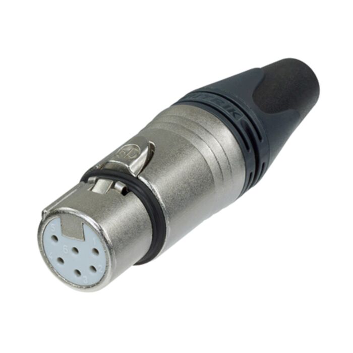 Neutrik. NC6FSXX-B. XLR. Cable Mount - Solder. Pack of 1
