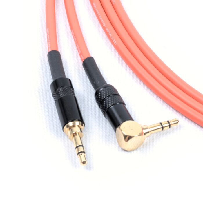 3.5mm Jack Straight To Right Angle Headphone Extension Cable.