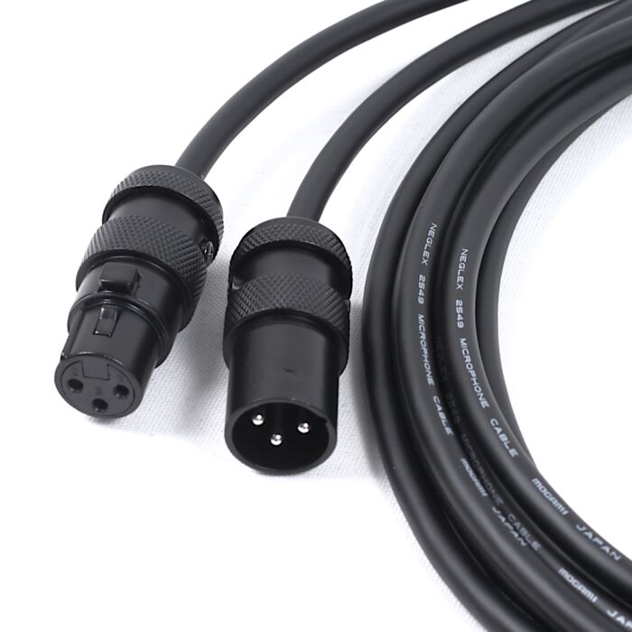 Squareplugs XLR to XLR Microphone Cable Standard audio interconnect lead