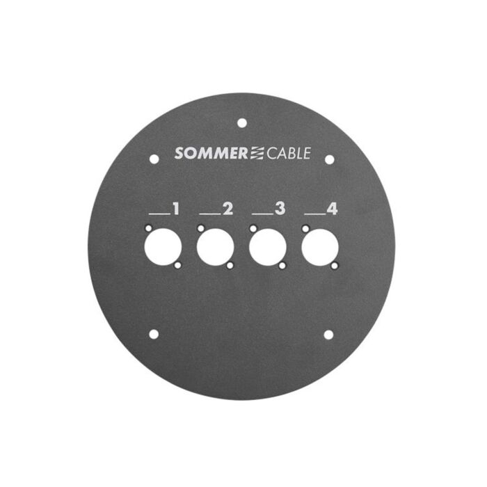 Schill Rund04 d-type plate. 1 Cut out Metal plate for GT310. 