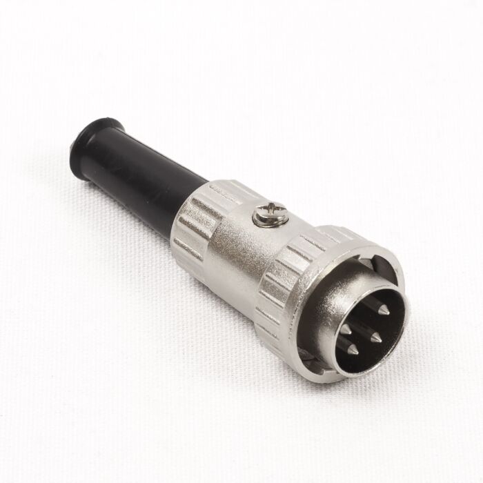 Switchcraft 4 Pin Locking Din Straight Plug. 09BL4M. 210 Degree. Quad 33 44 303 405 405-2