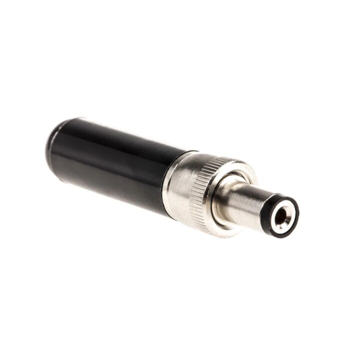 Switchcraft S761K Black Locking 2.0mm DC Plug Power Jack - 12mm Shaft
