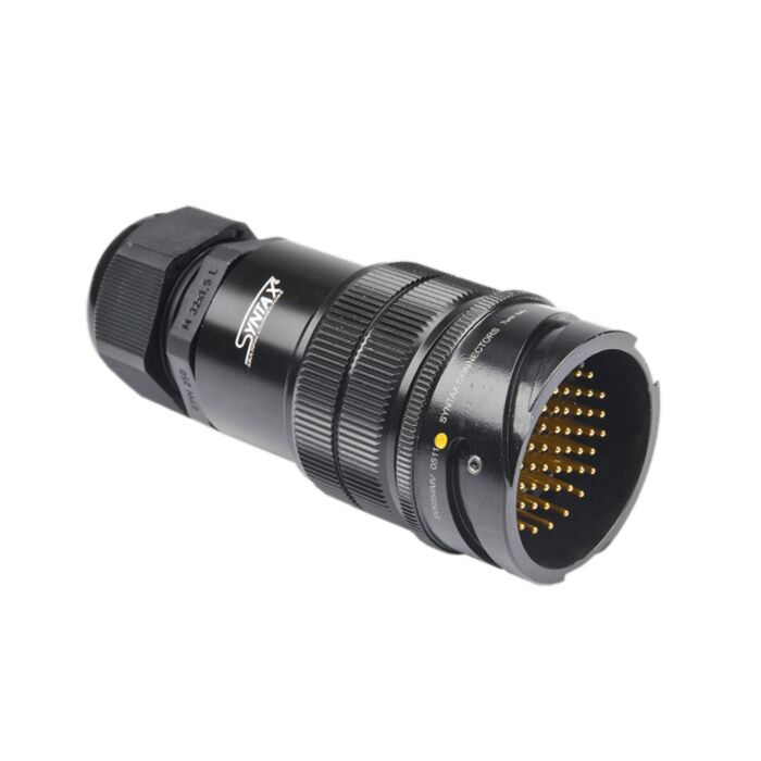 Syntax 54 pole Cable Male Multipin (16 channel). Solder Type. Bayonet