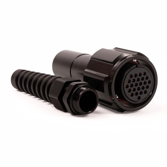 Ten47 VEAM 25 pole Cable Female Multipin (8 channel). Solder Type - Metal Lockring