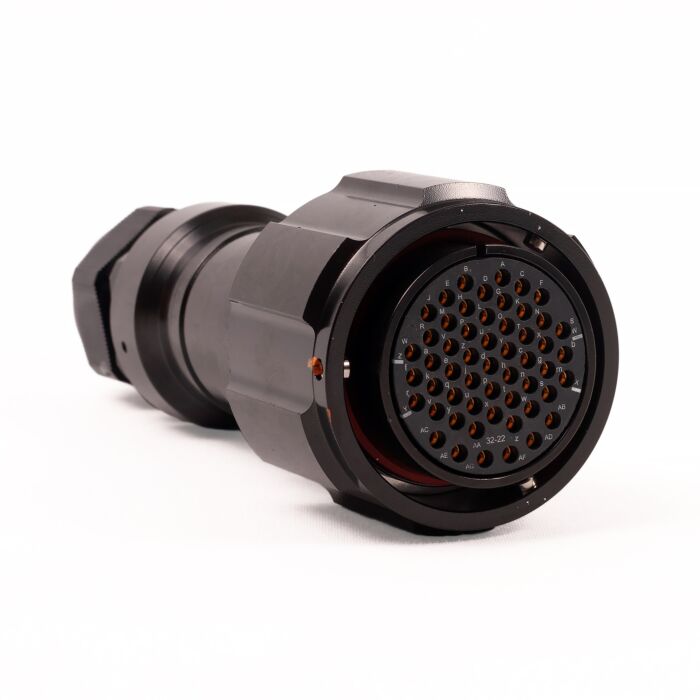 Ten47 VEAM 54 pole Cable Female Multipin (16 channel). Solder Type - Metal Lockring