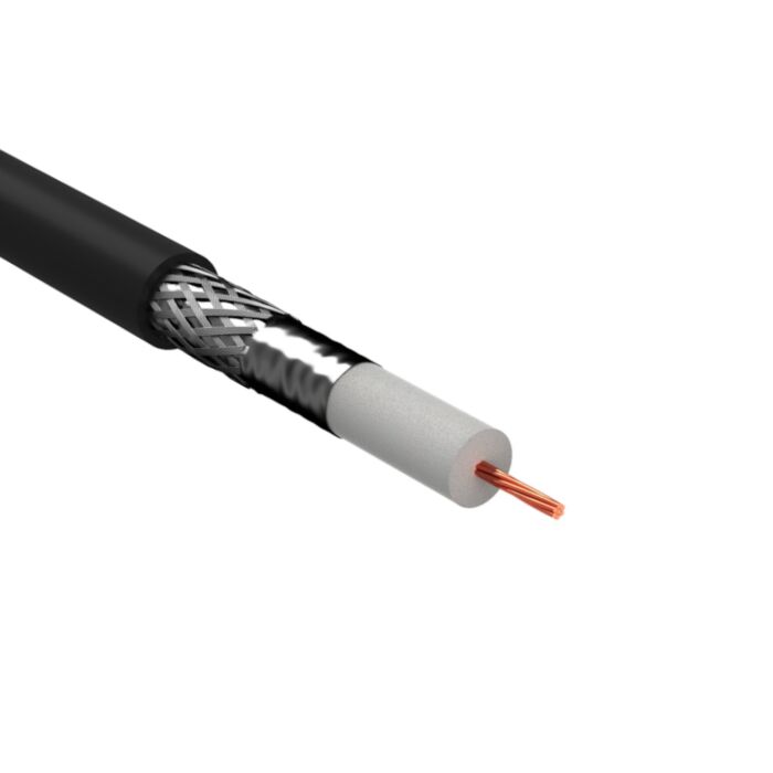 WEB400 50ohm Low Loss Coaxial Cable Ultraflex TPE Black  - 140400UF-TPE-BLK