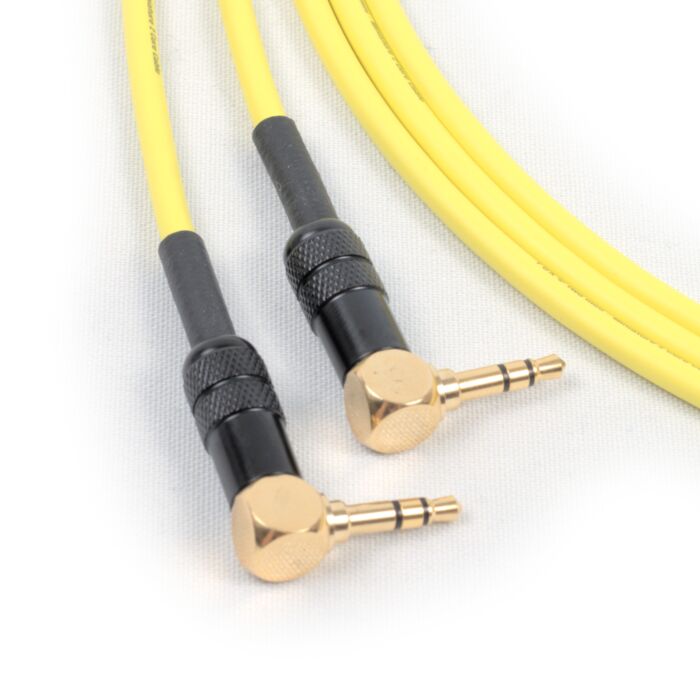 3.5mm Jack Right Angle To Right Angle Headphone Extension Cable.