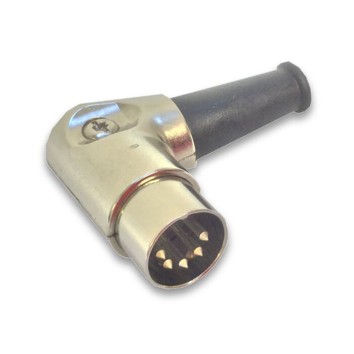 Angled 5 Pin Din. Switchcraft 05DLMX. Adjustable angles