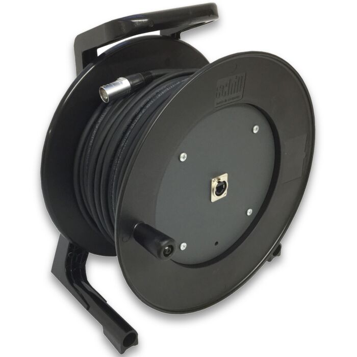 Cat 5 Lead on Reel. Schill Drum, Premium Belden Tourcat Cable, Neutrik Ethercon
