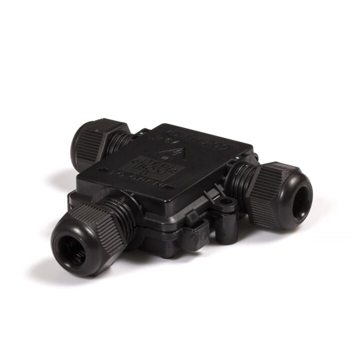 BG Electrical Teebox kit IP67. 3 Pole Splitter Junction Box. Festoon Lighting. THK200C2E-01