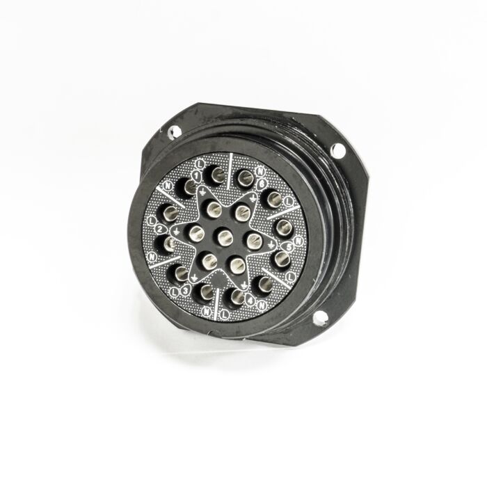 Ten47 Showline Female Panel Mount Socapex Compatible 19 Pole Connector