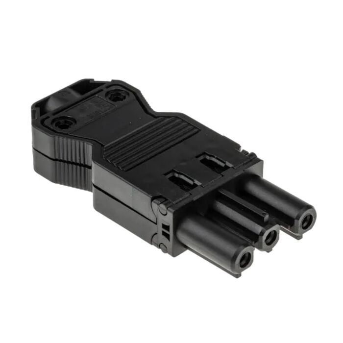 Wieland GST18i3 Female 3 Pole Mini Cable Mount Connector 20A