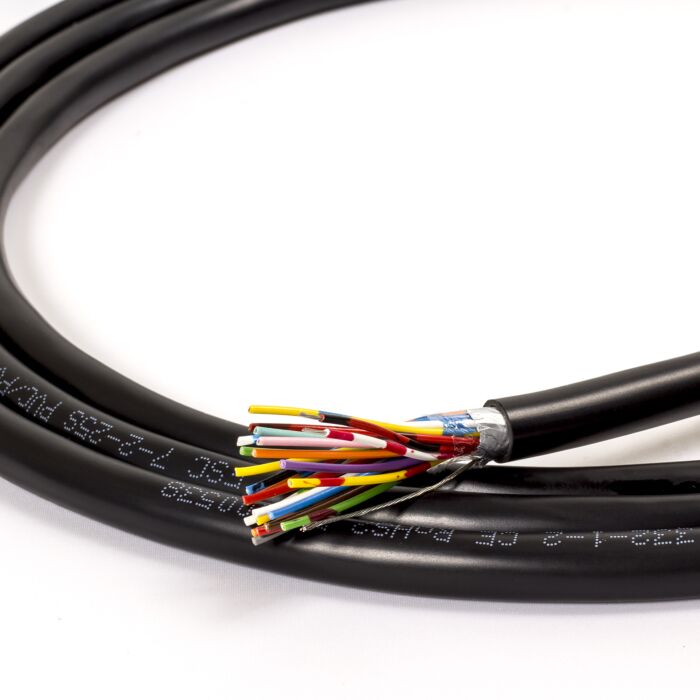 Foil Screened 25 Core Defence Standard Cable. 72-25-C. Din. DC Power data RS232 bulk 