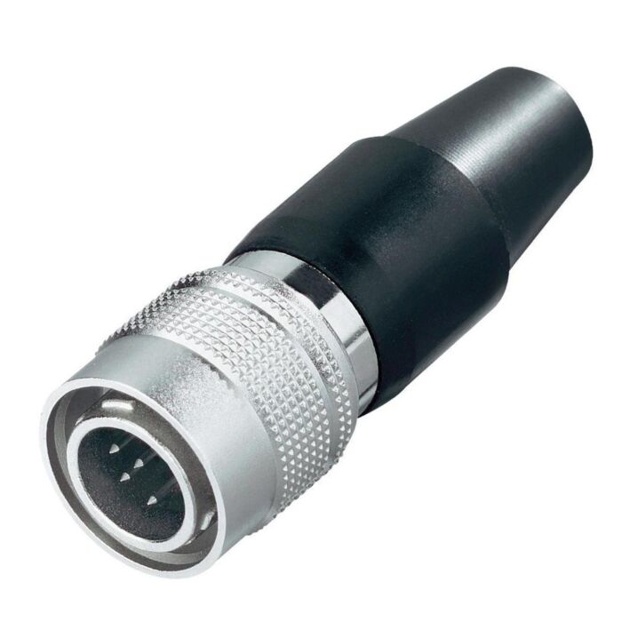 Hirose Male HR10A-7P-4P 73 4 Pole Audio Technica Wireless Pack Connector. Black