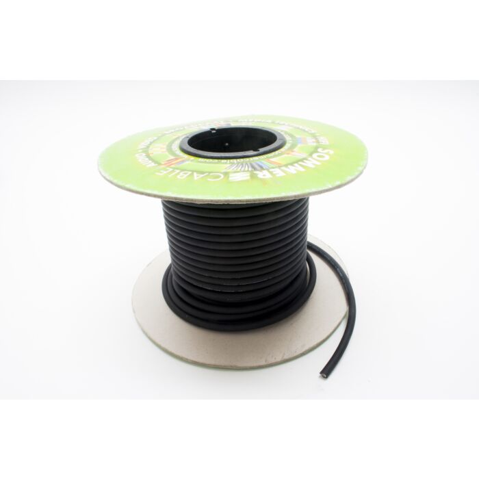 28m of Sommer SC Binary DMX 434 Cable, 4 Cored + Copper Shielding. Black Bulk 110Ohm AES/EBU Cable 