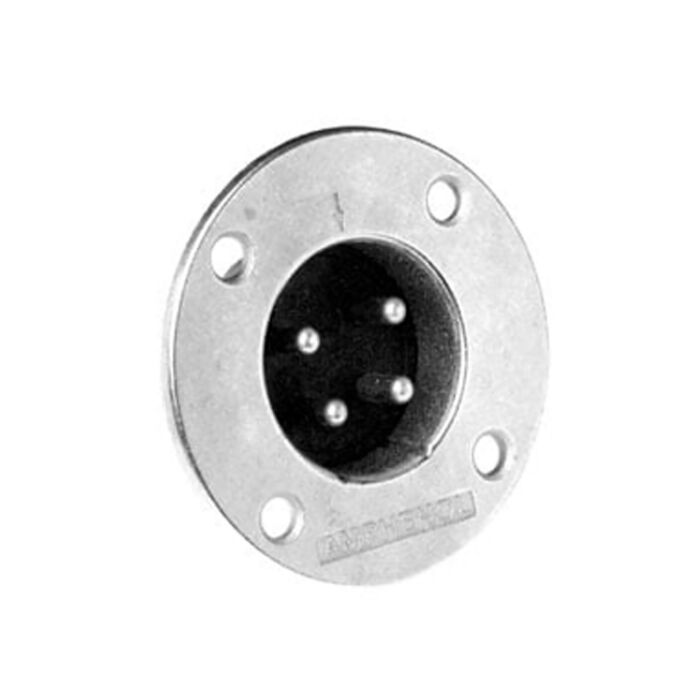 Male Amphenol EP6 Speaker Connector - Metal - EP-6-14