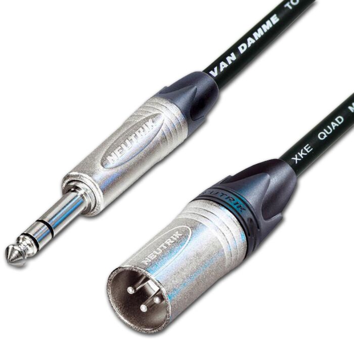 Van Damme STARQUAD Male XLR to TRS Jack Lead