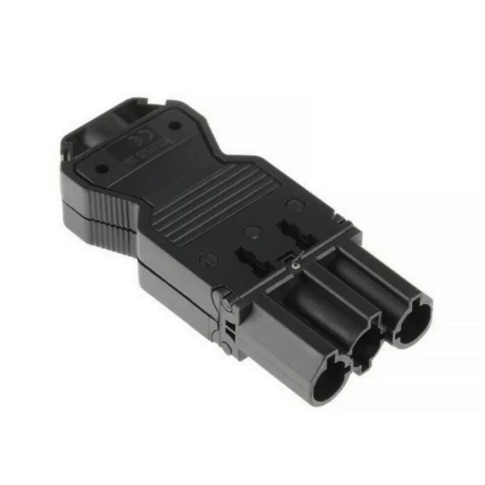 Wieland GST18i3 Male 3 Pole Mini Cable Mount Connector 20A