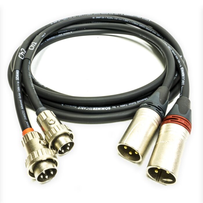 NAIM Supercap Lead. 4 Pin Din Out to Balanced XLR Input. Low Capacitance Cable