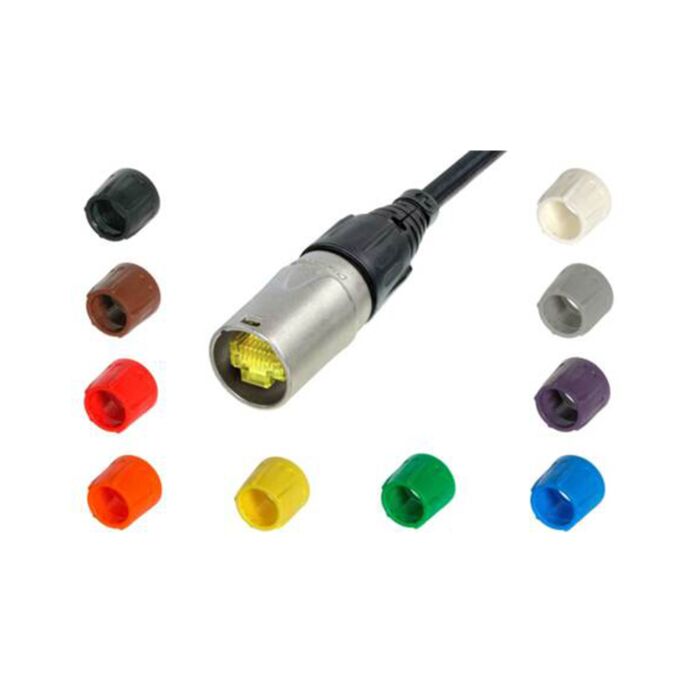 Neutrik BSE-* Bushings for color coding of NE8MX etherCON range