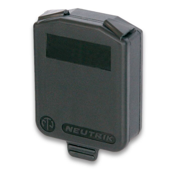 Neutrik Chassis Sealing Cover. D-Type Panel Mount. Splash and dust proof