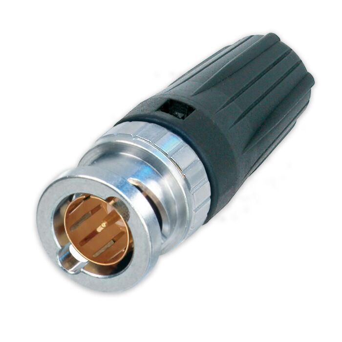 Neutrik HD NBNC75BRU11 True 75 Ω BNC Connector. Rear Twist. Colour Coded