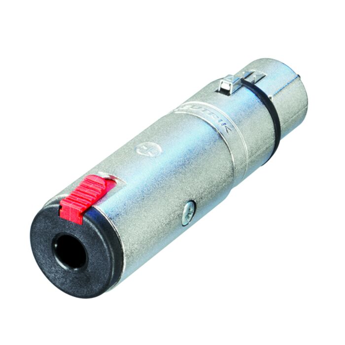 Neutrik NA3FJ 3 Pole XLR Female to Stereo Quarter locking Socket. Adaptor Converter