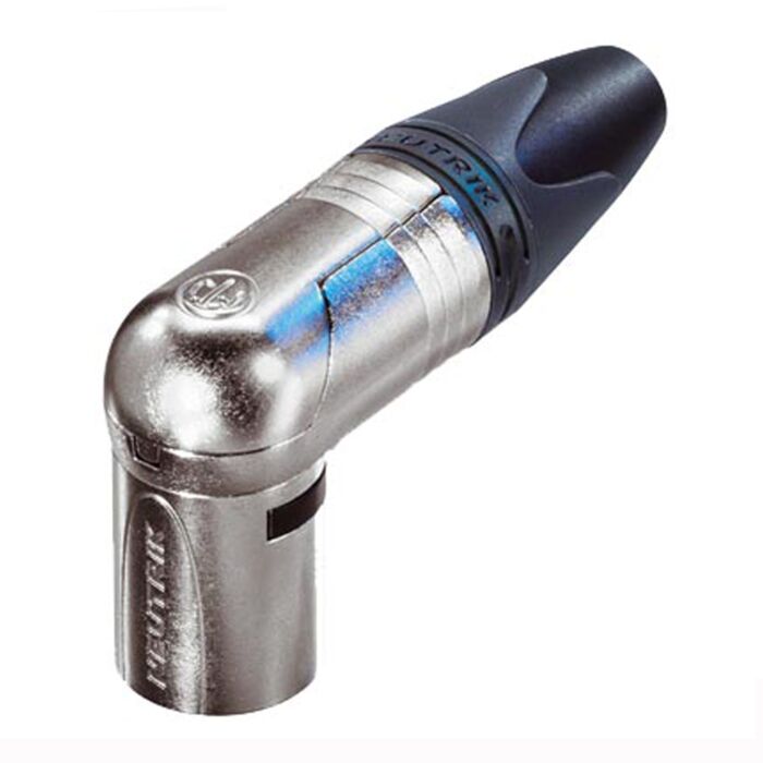 Neutrik 3 Pin NC3MRX Right-angled Male XLR Connector