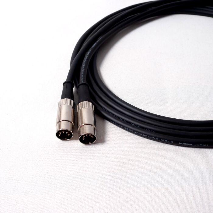 Quad 5 Pin Din In & Out Mogami Audio Lead. Play & Record