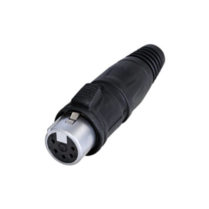 REAN RCX5F-Z-000-0 5 Pin Female XLR IP65 Cable Connector 