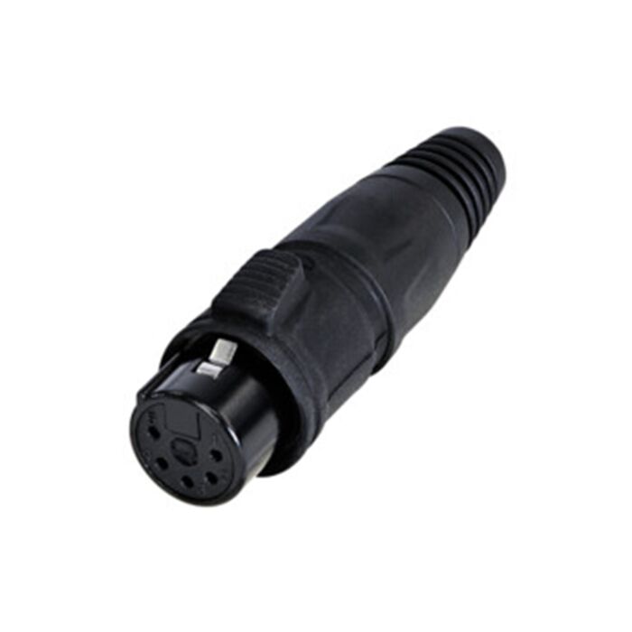 REAN RCX5F-Z-001-0 5 Pin Female XLR IP65 Cable Connector