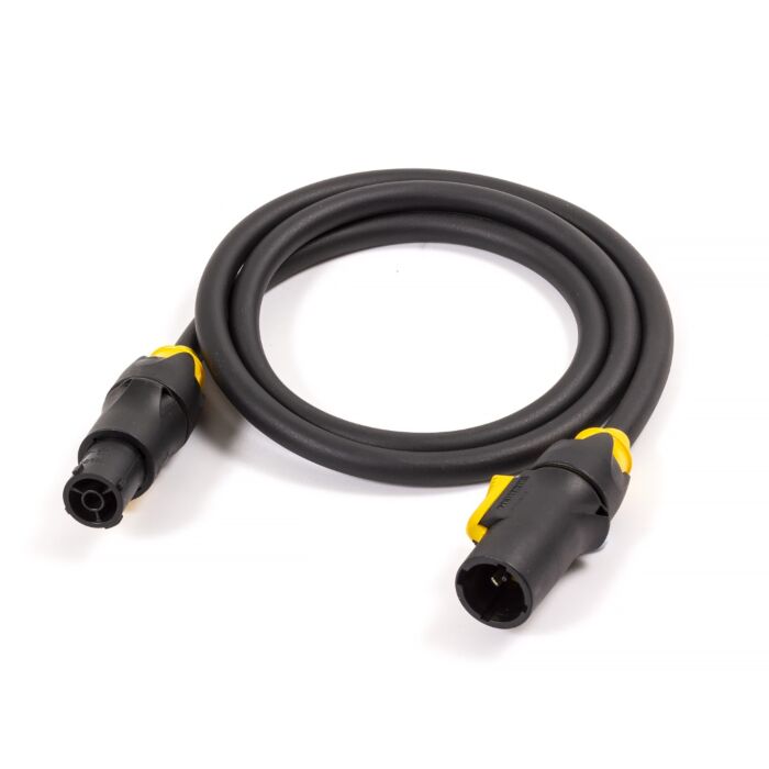Neutrik TRUE 1 Male to Female. OLD STYLE. H07RN-F 3x1.5mm Black 1m 