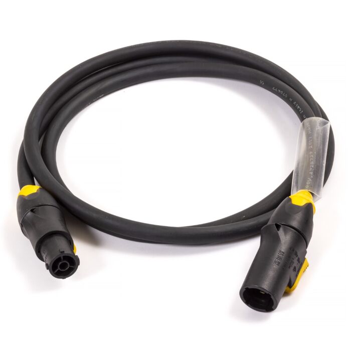 Neutrik TRUE 1 Male to Female. OLD STYLE. H07RN-F 3x1.5mm Black 1.5m