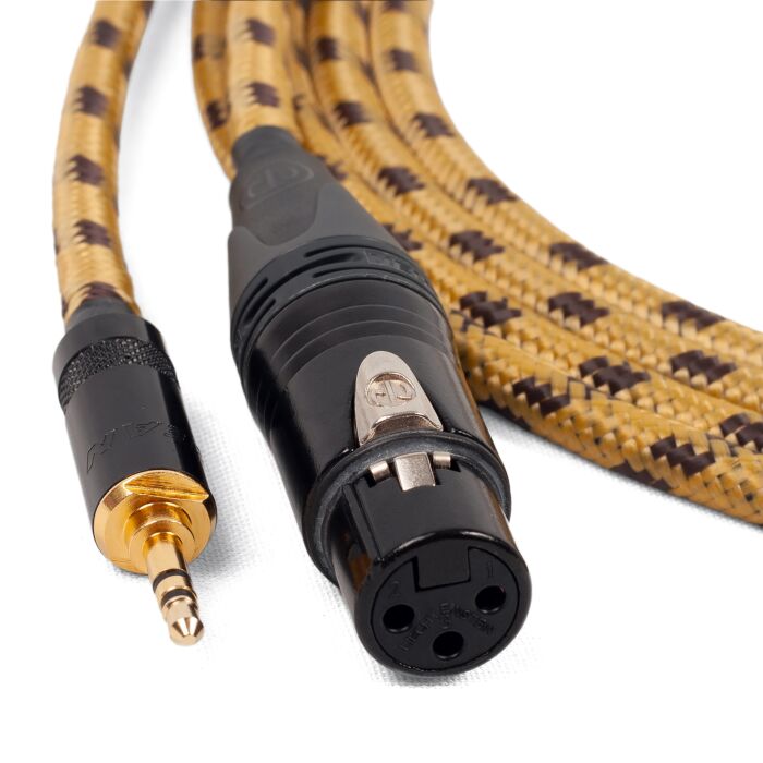 Sommer Club Series MKII Vintage Female XLR to 3.5mm Stereo Mini Jack Cable