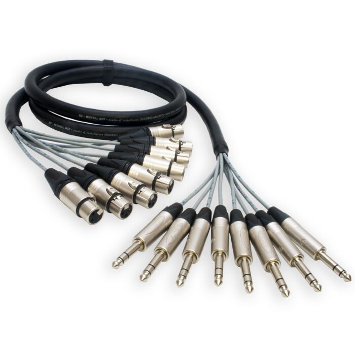 Sommer Mistral 'DURA-CORE' Multicore Loom Stage Snake 2 4 8 12 16 Way Balanced TRS Jack Female XLR