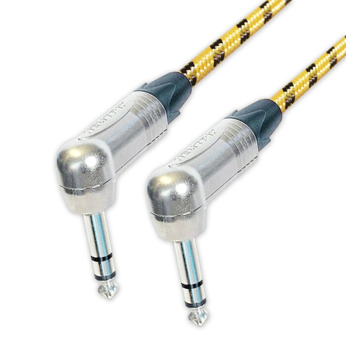 Sommer Club Series Vintage Balanced or Stereo Angled TRS Jack Lead