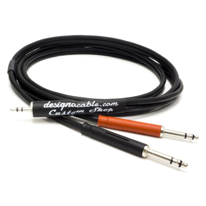 Stereo Mini Jack to Dual TT Bantam Aux Splitter Cable. Patchbay Aux Insert. Y-Lead. Sommer Neutrik Switchcraft.