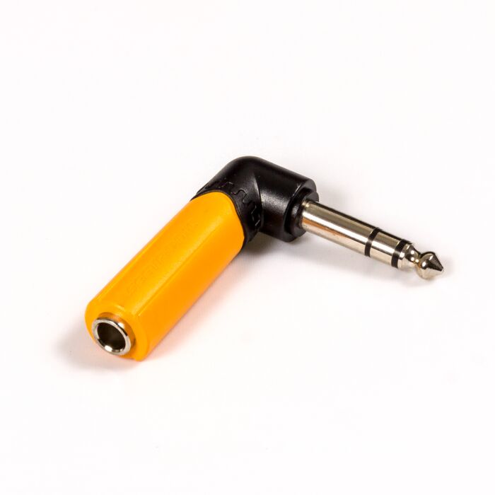 Seetronic MP3-PM-R Stereo or Balanced (6.35mm. TRS. Quarter) Angled Jack Adapter