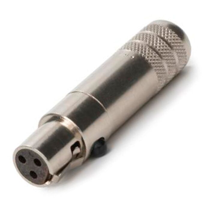 Switchcraft Tini Q-G® 3 Pin TA3FSH Female Mini XLR Connector. Steel Body