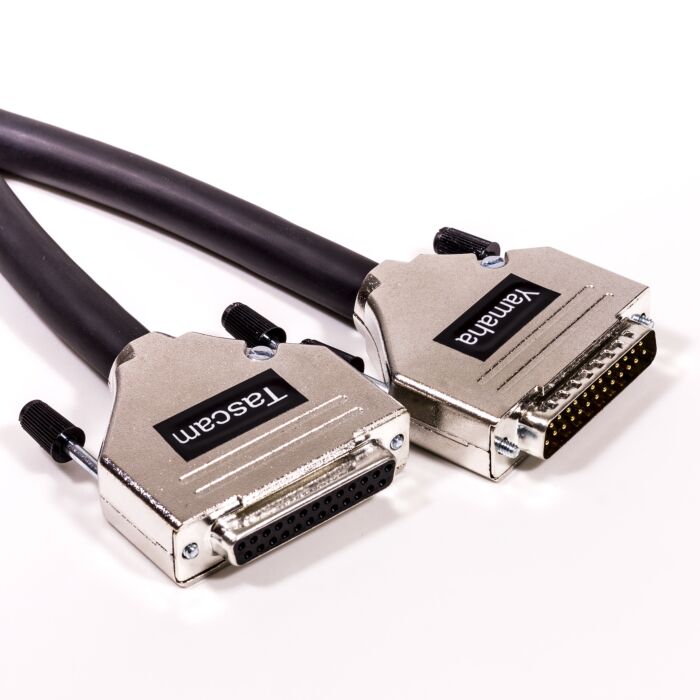Yamaha to Tascam 25 Pin Dsub Adapter. Male to Female Cable. 50cm. Digi Spec