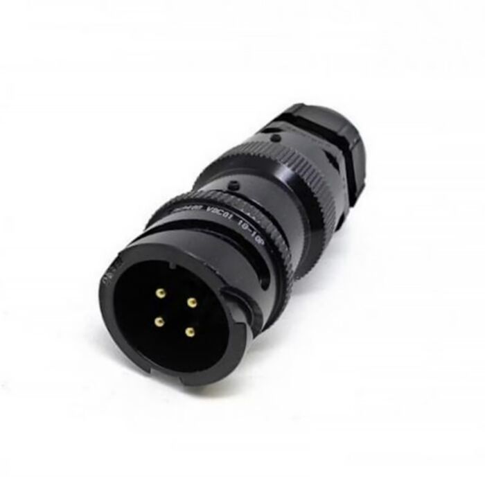 Van Damme PA Con 4 pole cable male bayonet connector