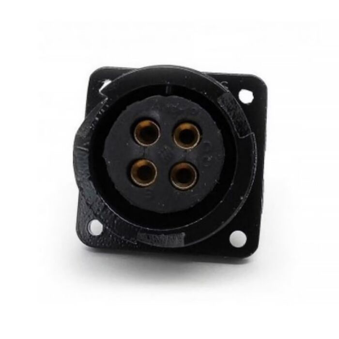 Van Damme PA Con 4 pole panel Female bayonet connector