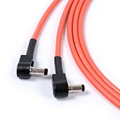 2.1mm DC Plug to Plug (Right Angles) Power Cable for 9V or 12V guitar Effects pedals Pedal Board.