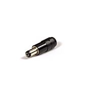 2.1mm DC Plug. Black Metal Housing. Power Jack Pedal Supply Dunlop Boss Voodoo