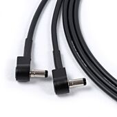 2.5mm DC Plug to Plug (Right Angles) Power Cable for 9V or 12V guitar Effects pedals Pedal Board.