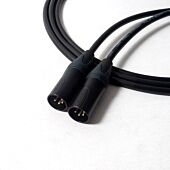 4 Pin DC Power Cable. Neutrik FLEXIBLE XLR Lead. Male to Male. Low voltage