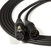 Balanced Headphone Extension Cable. 4 Pin Male to Female XLR. Mogami Quad