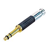 Neutrik NP3TT-AU-B. Bantam. Male plug